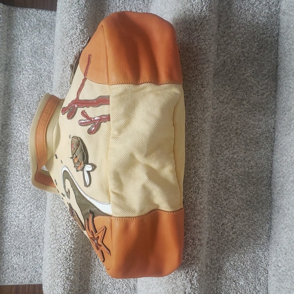 PRADA ULTRA RARE Vitello Daino Ocean Tote Grezzo Orange Authentic - Picture 6 of 12